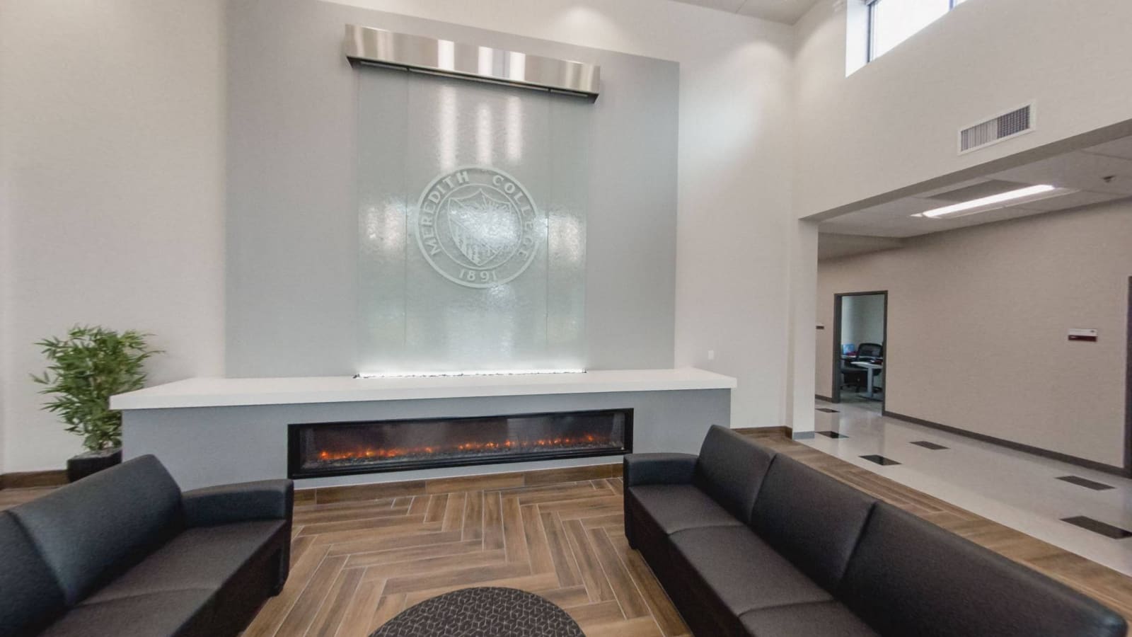 360° view of CHESS Building Lobby at Meredith College